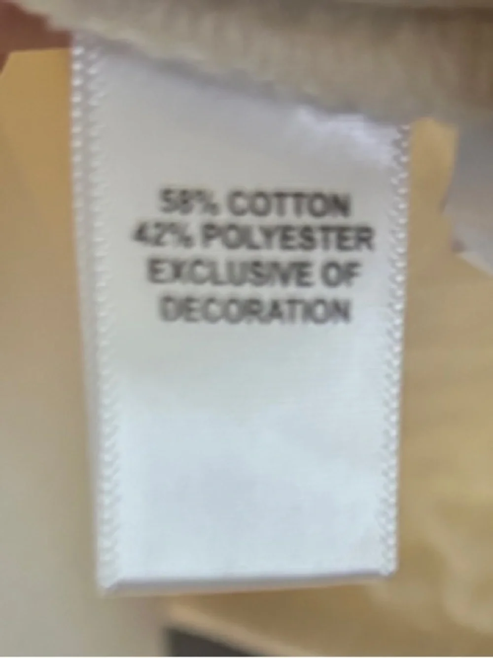 Women’s League Cream Quilted Half-Zip with North Carolina UNC Logo Size Medium - Picture 4 of 4